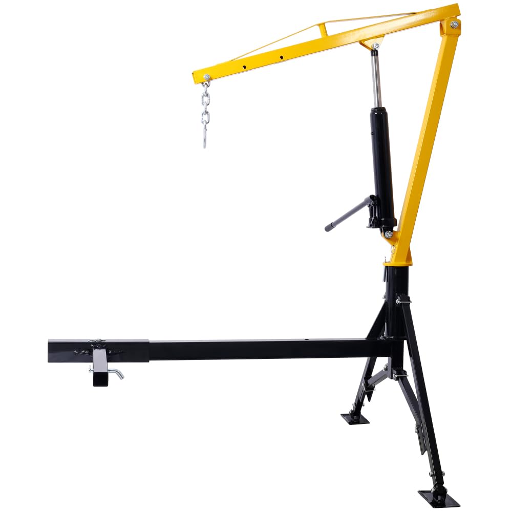 1000 lbs Hydraulic Truck Bed Crane Hoist B8355