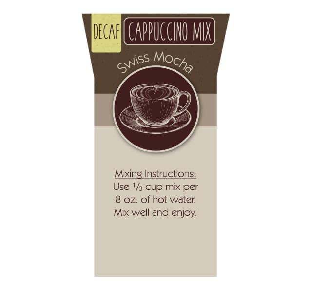 Decaf Swiss Mocha Cappuccino Mix 14 Ounce Bag M953435