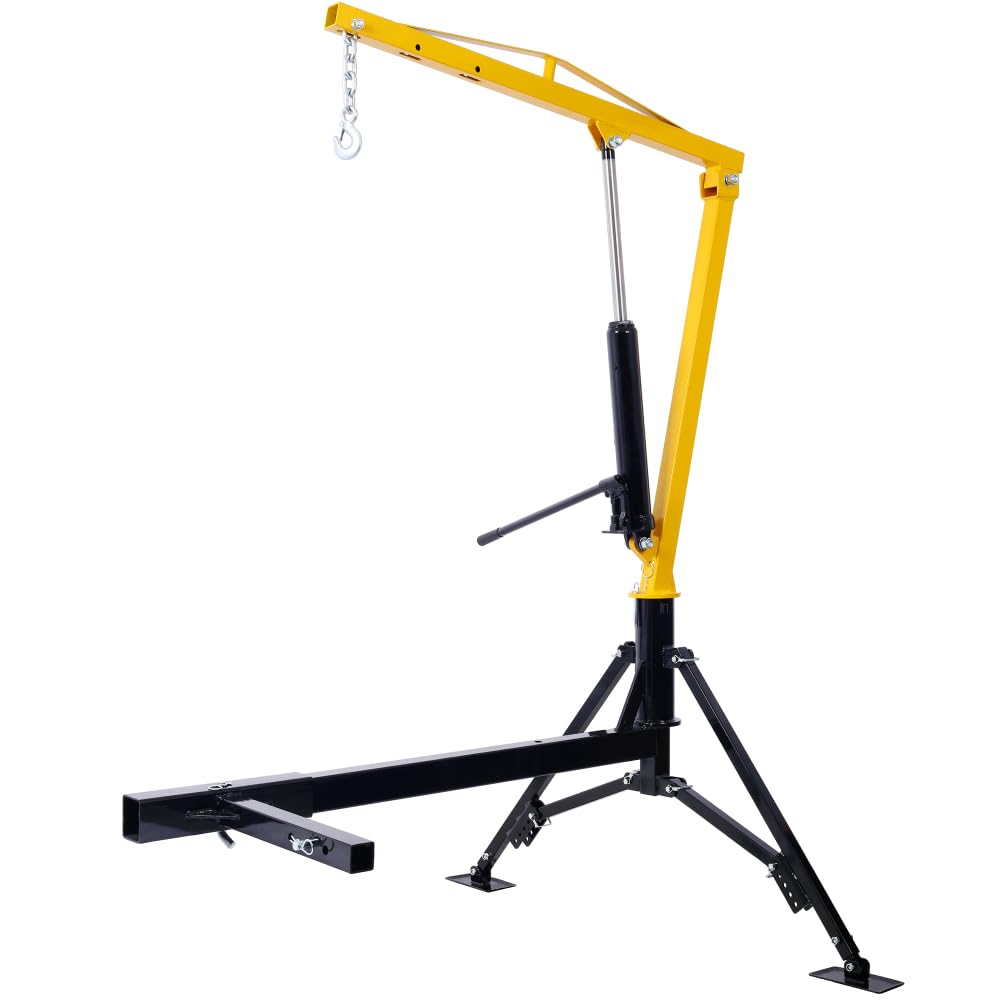 1000 lbs Hydraulic Truck Bed Crane Hoist B8355