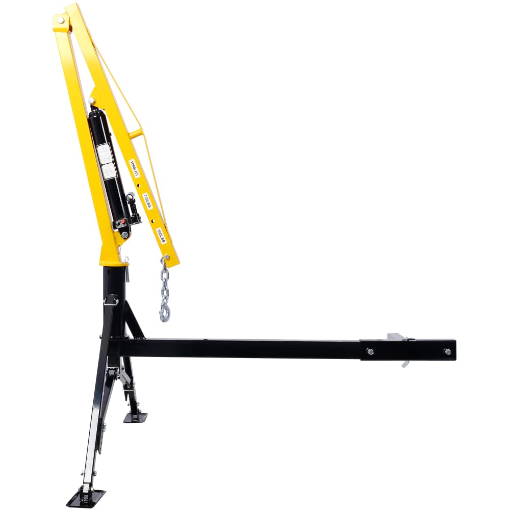 1000 lbs Hydraulic Truck Bed Crane Hoist B8355