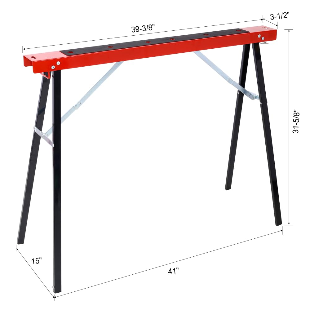 Foldable Steel Saw Horses 2 Pack C96471