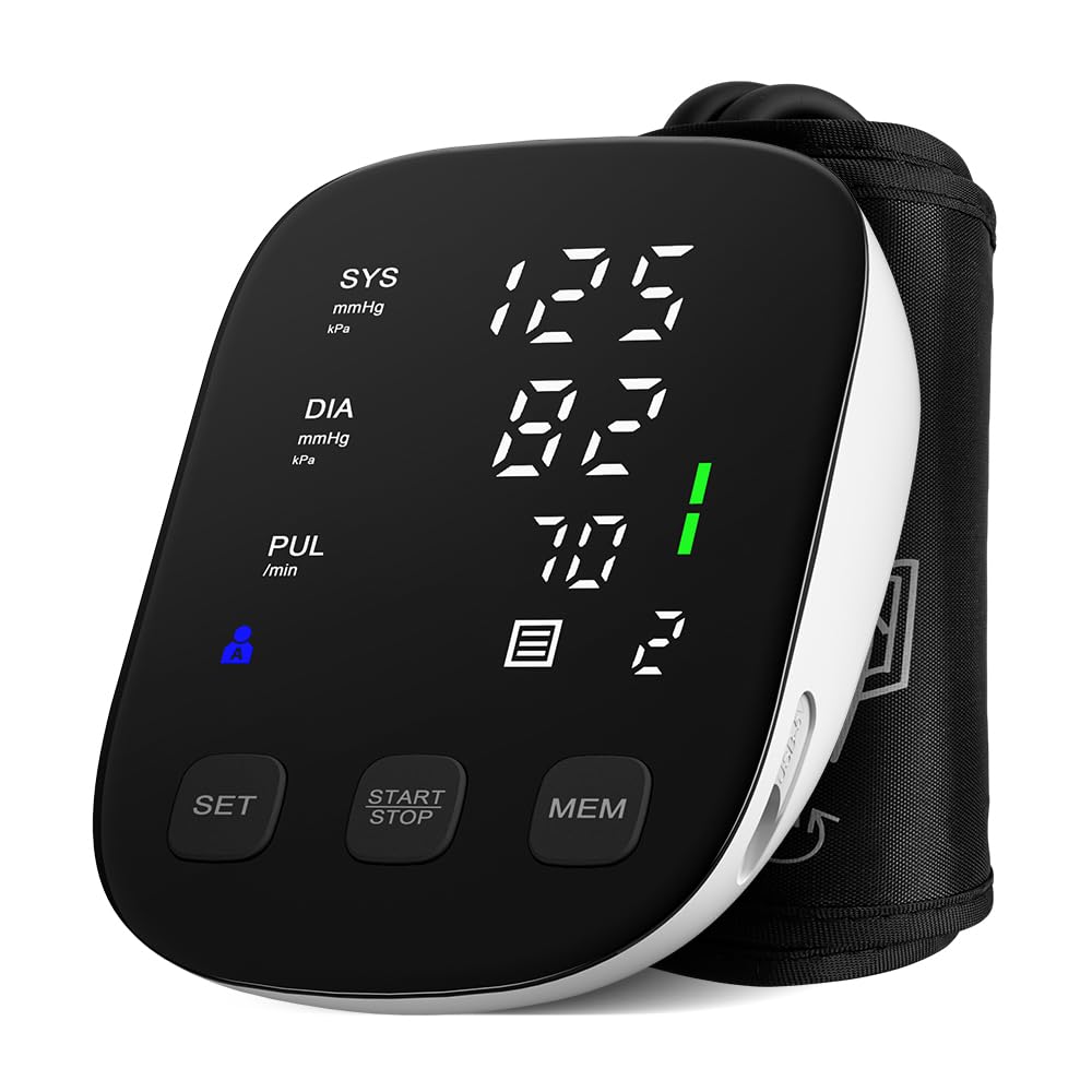 Blood Pressure Monitor Upper Arm Large Cuff Digital BP Machine E8352