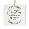 Ceramic 3-inch Square Ornament H40089