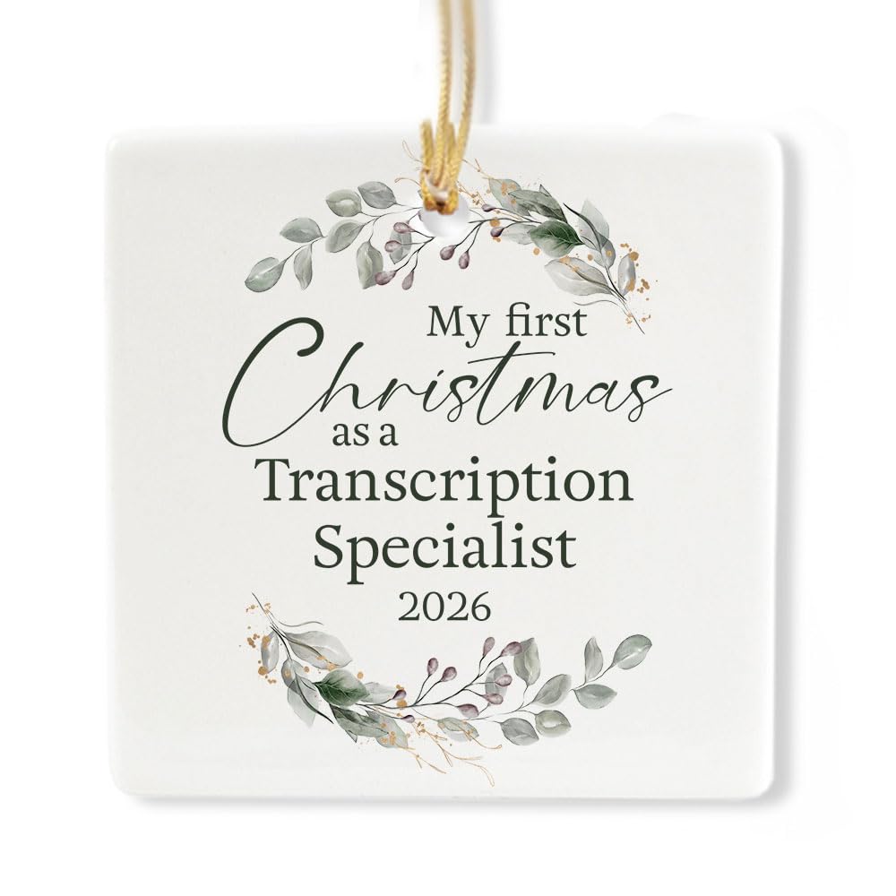 Ceramic 3-inch Square Ornament H40089