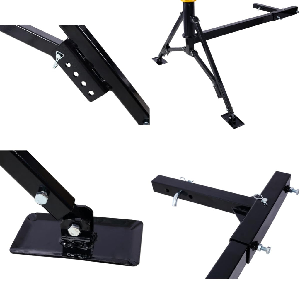 1000 lbs Hydraulic Truck Bed Crane Hoist B8355