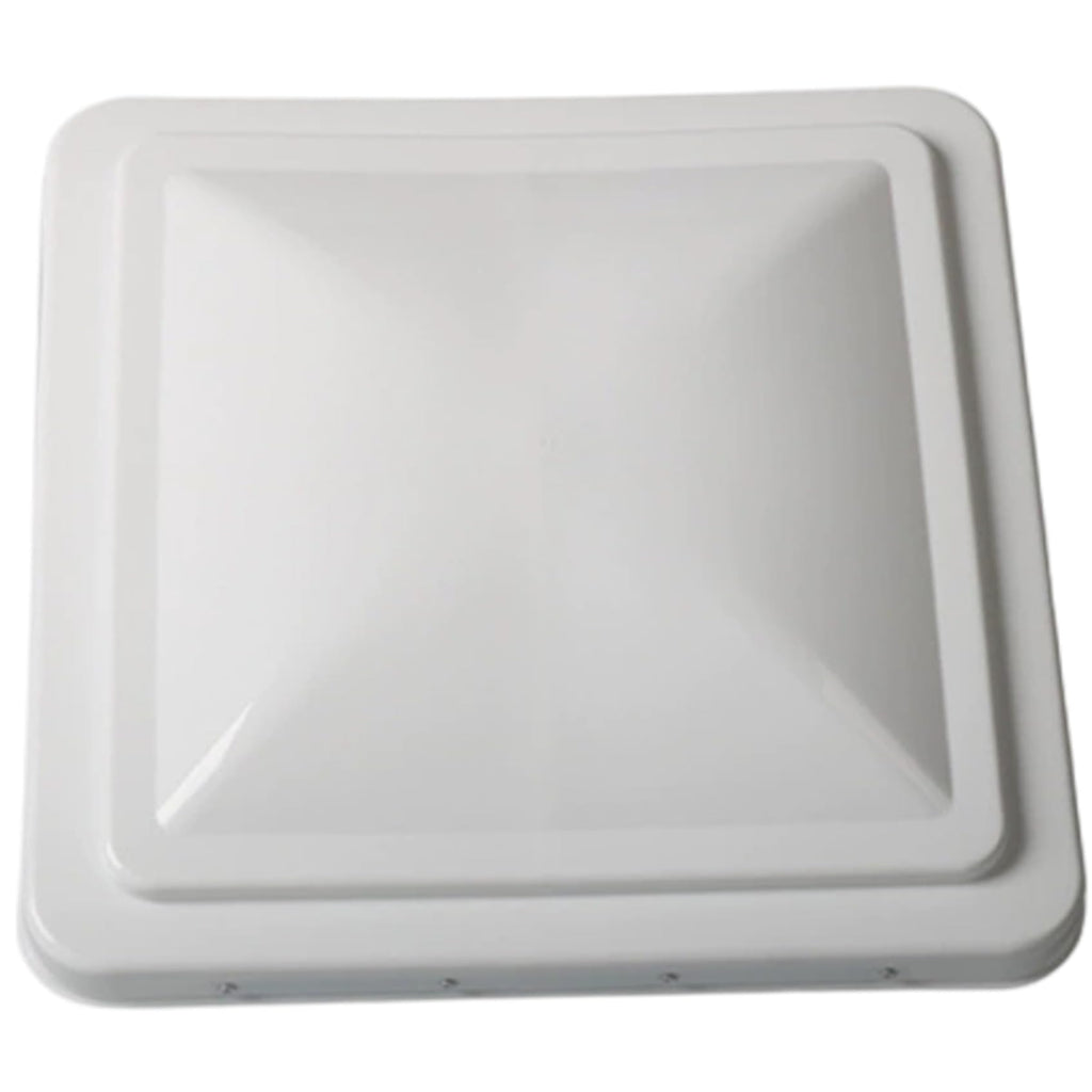 14 Inch White Weather-Resistant Plastic RV Vent Cover A52057