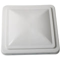 14 Inch White Weather-Resistant Plastic RV Vent Cover A52057