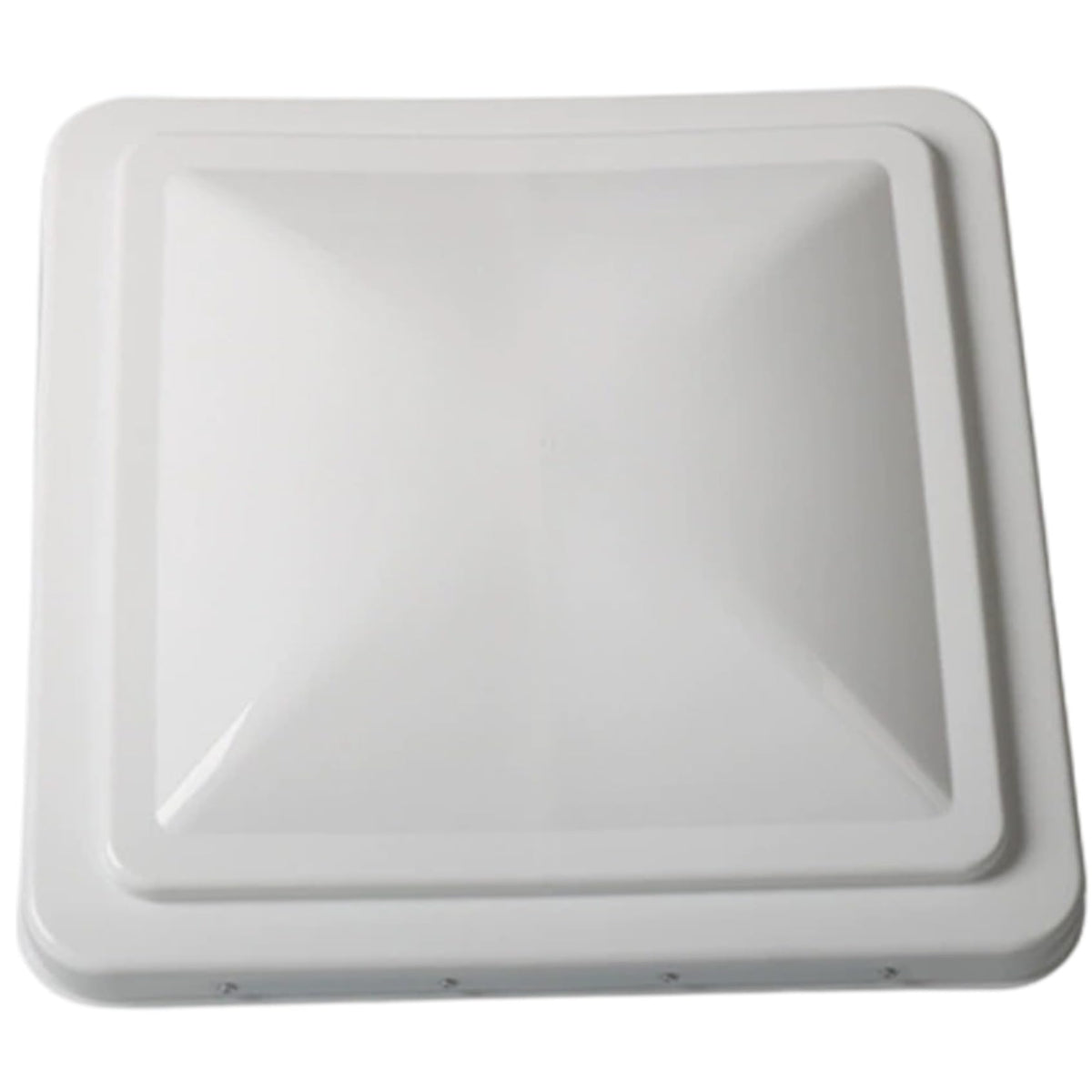 14 Inch White Weather-Resistant Plastic RV Vent Cover A52057