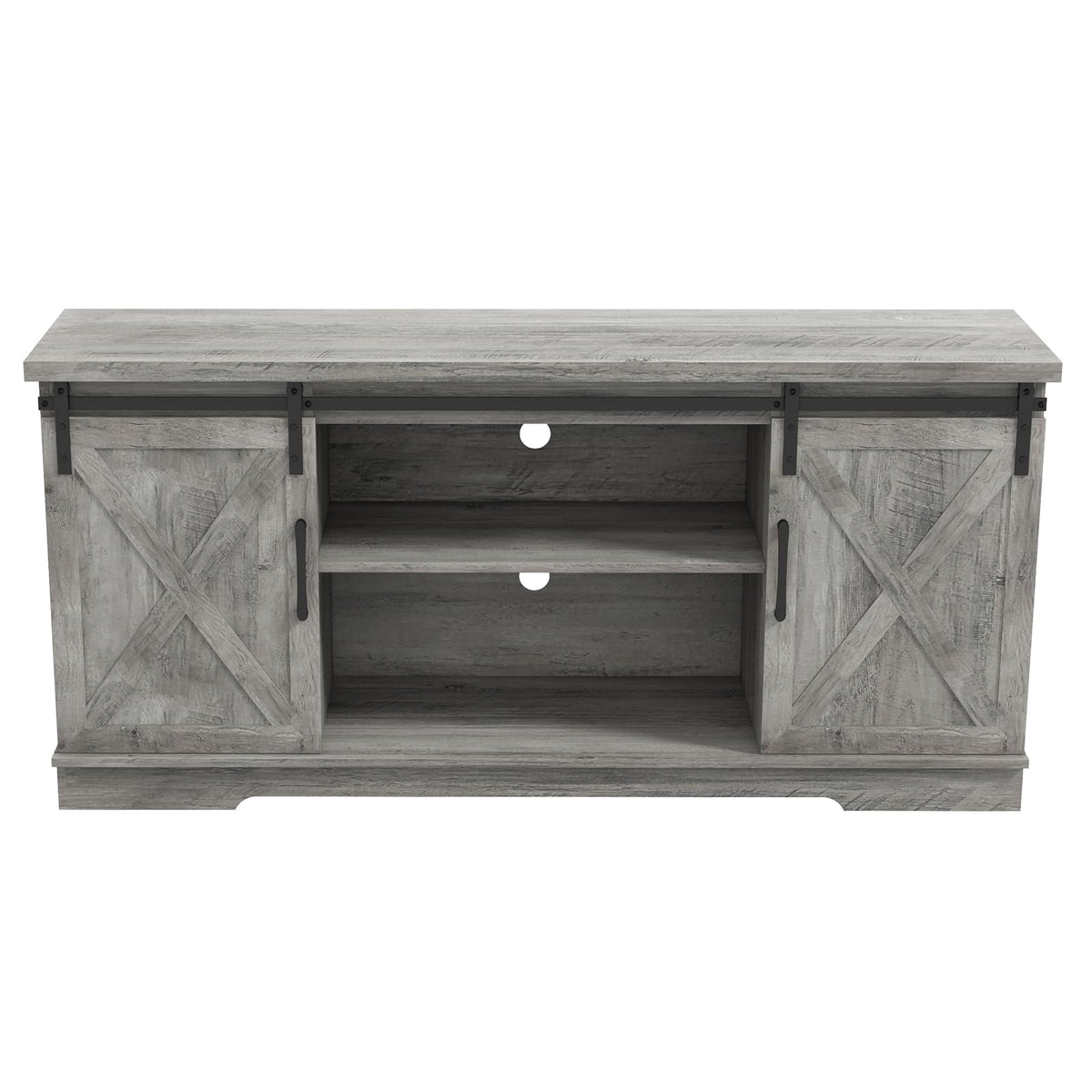 65 Inch TV Stand with Sliding Barn Doors G232118