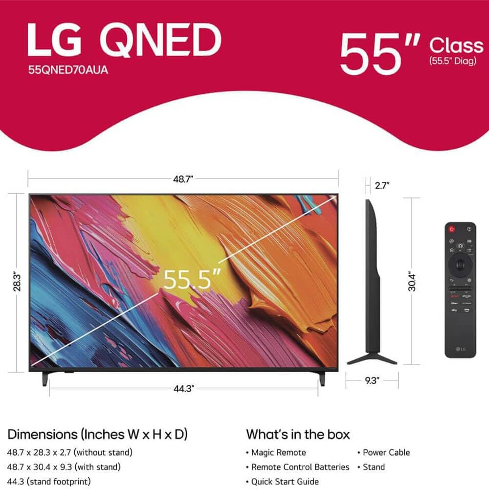55 inch 4K QNED Smart TV G570