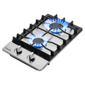 12 Inch 2 Burners Stainless Steel Gas Cooktop S254