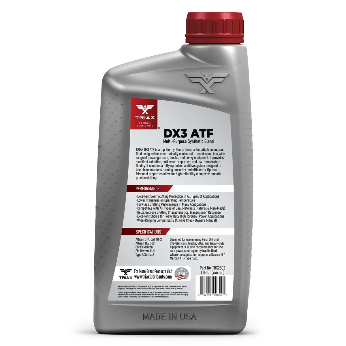 Multi-Purpose High Mileage Automatic Transmission Fluid (1 Quart) R184832