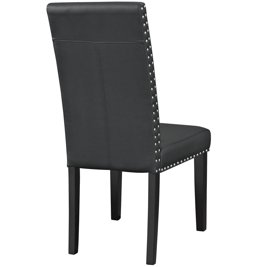 Black Faux Leather Dining Chair T55115