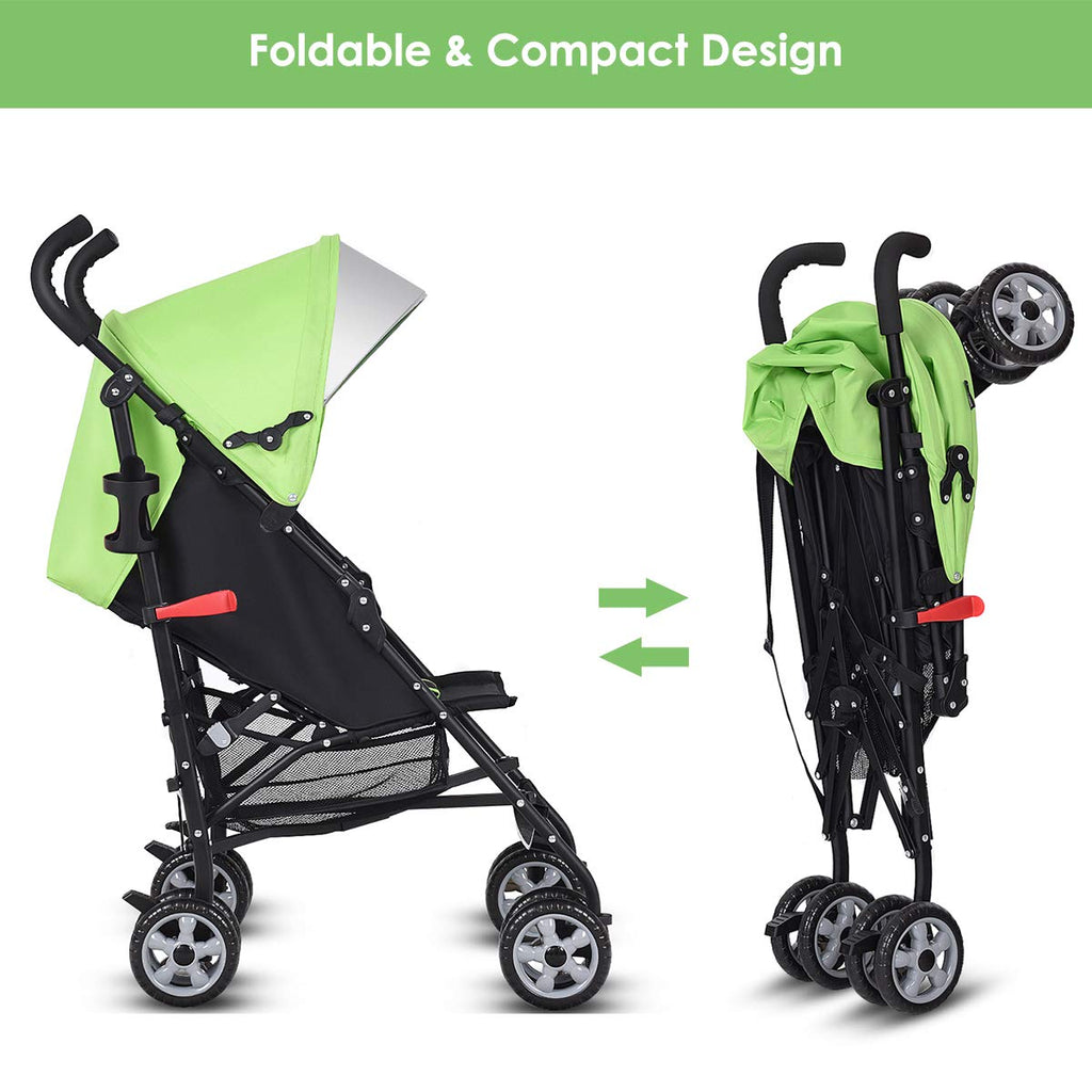 Lightweight Compact Travel Stroller Green T58566