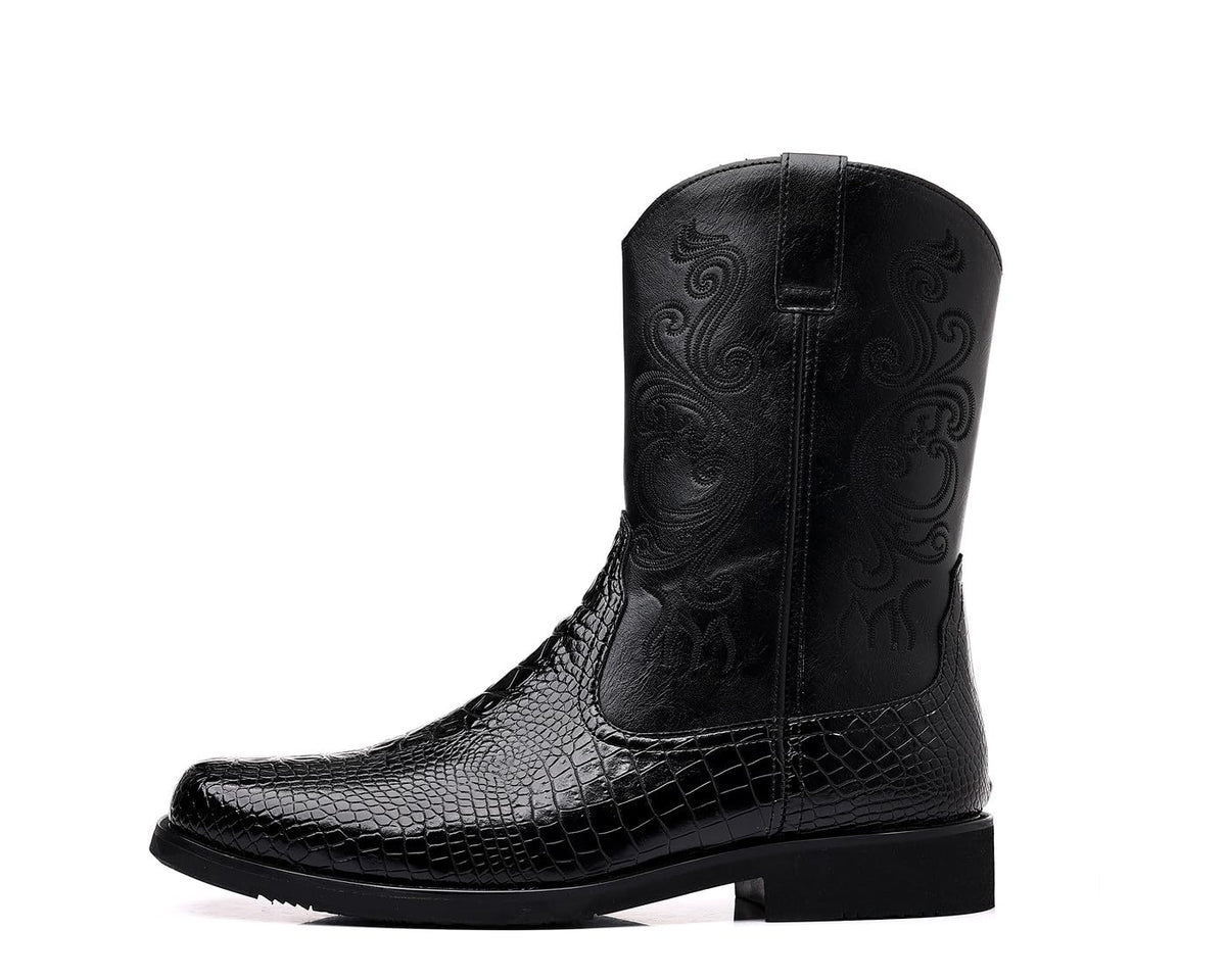 Crocodile Western Cowboy Boots K8834