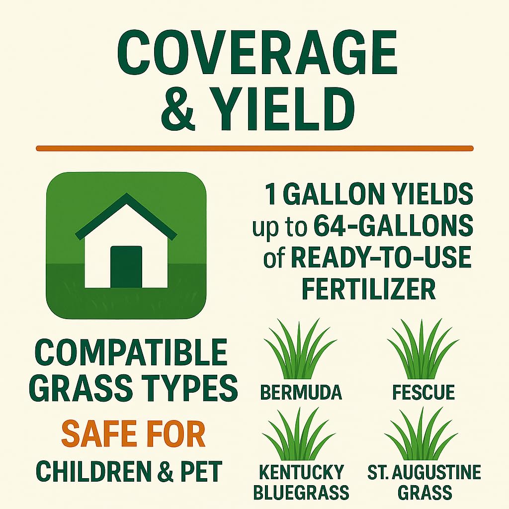 Liquid Lawn Fertilizer 1 Gallon C8513
