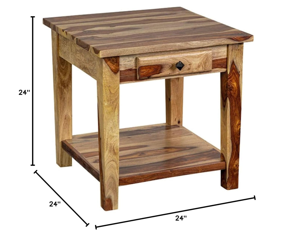 Natural End Table I6029