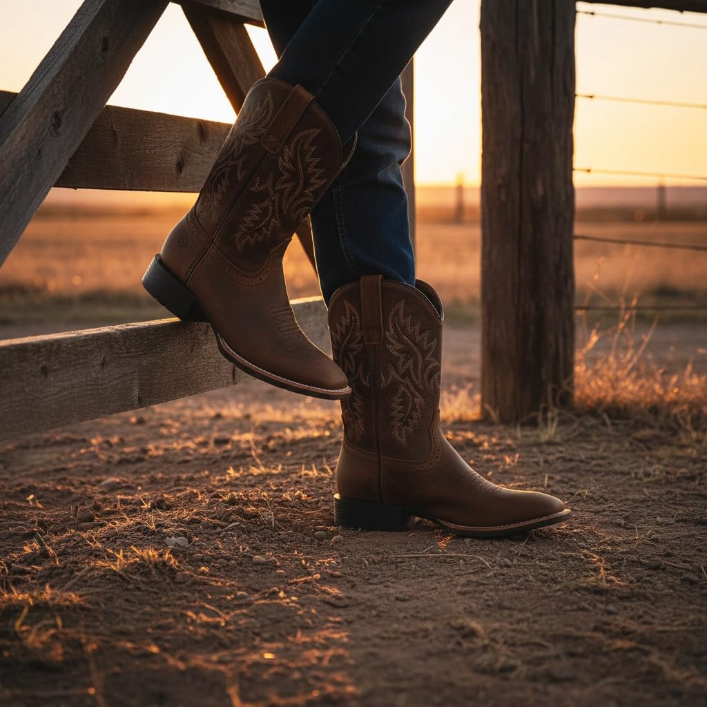 Cowboy Boots Square Toe Western Boot E152422