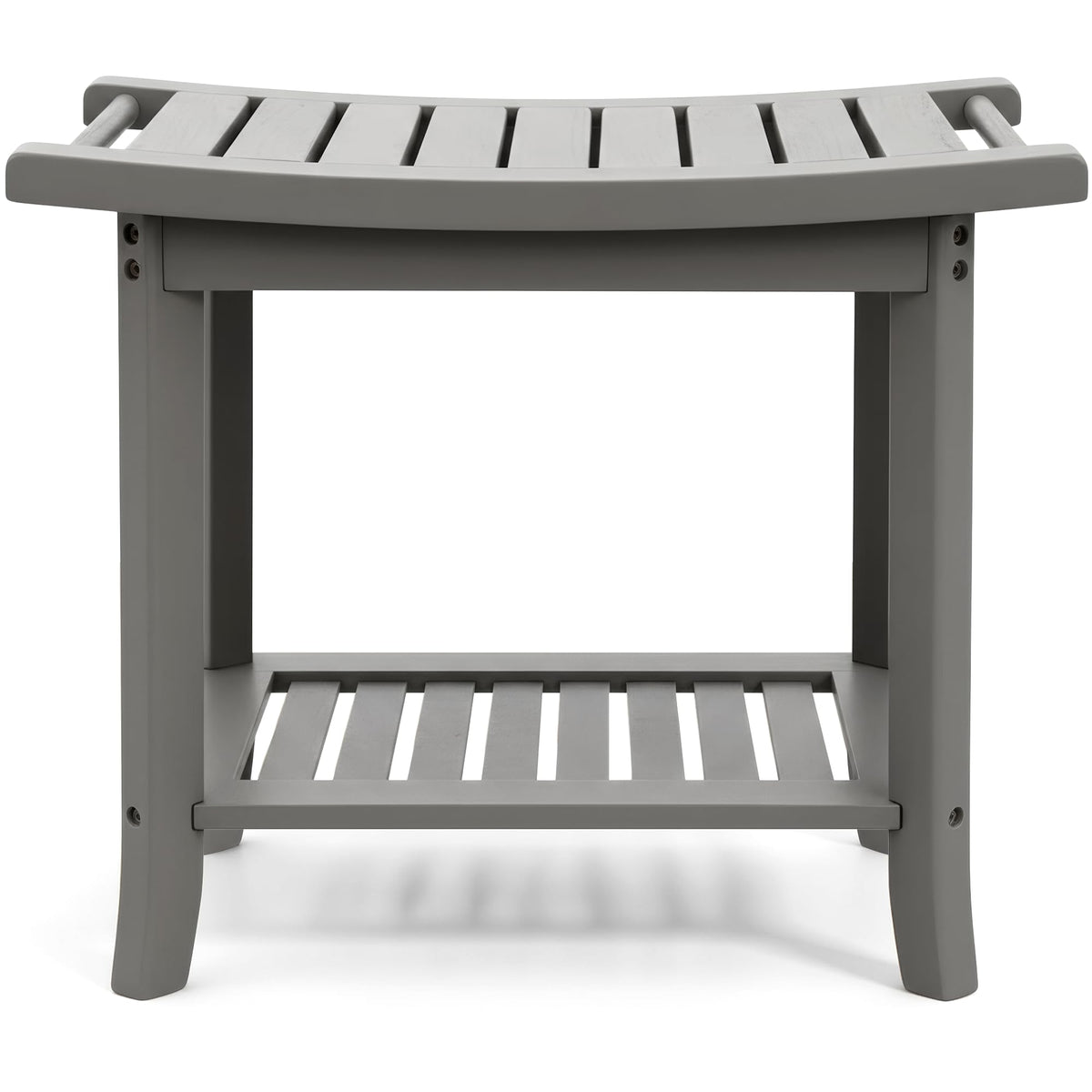 Teak Shower Bench with Storage Shelf C3146