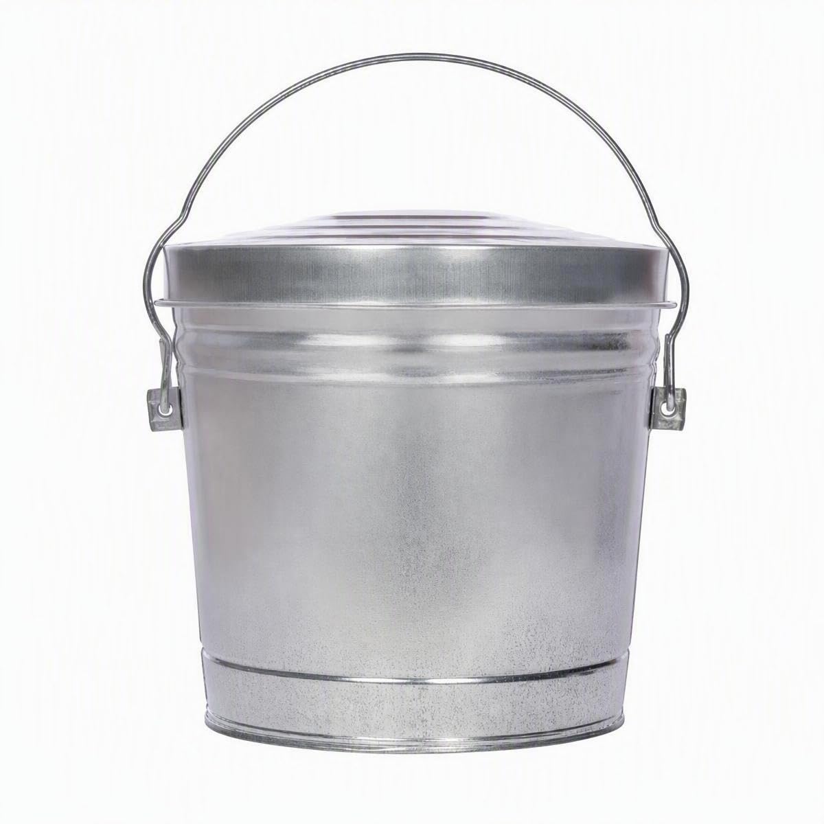 6 Gallon Galvanized Storage Can with Lid M209