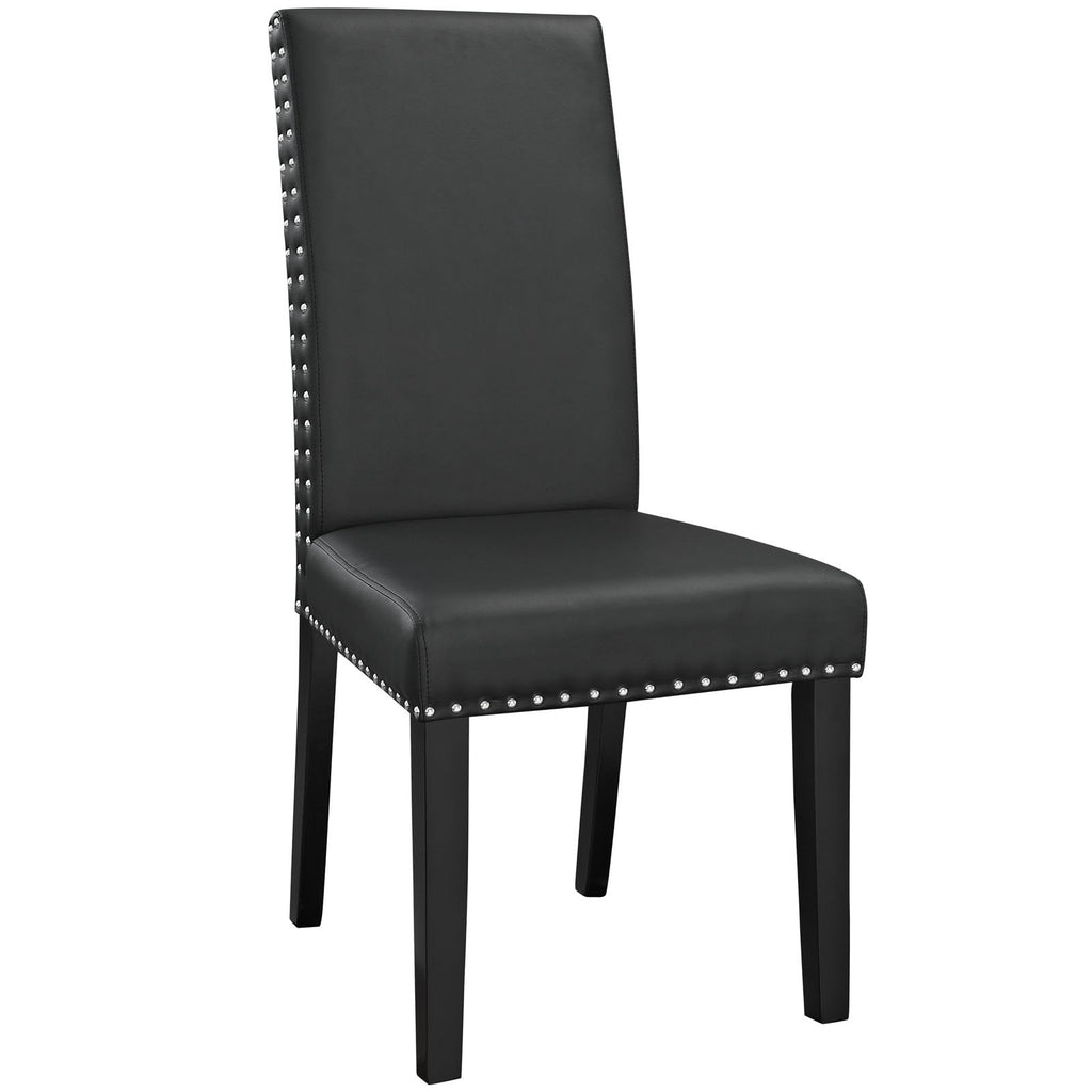 Black Faux Leather Dining Chair T55115