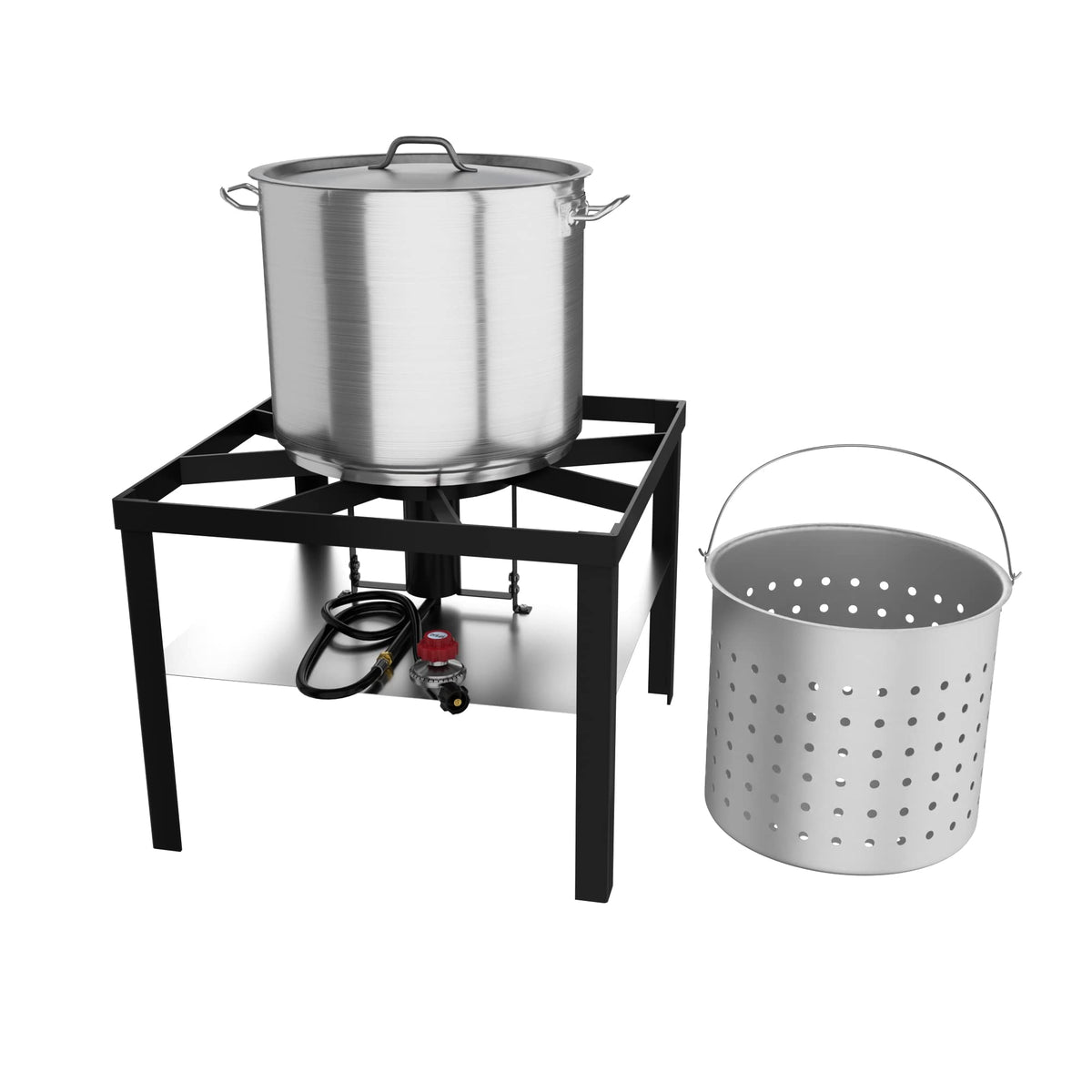 60 Qt. Aluminum Outdoor Seafood Boiler/Steamer Kit K94359