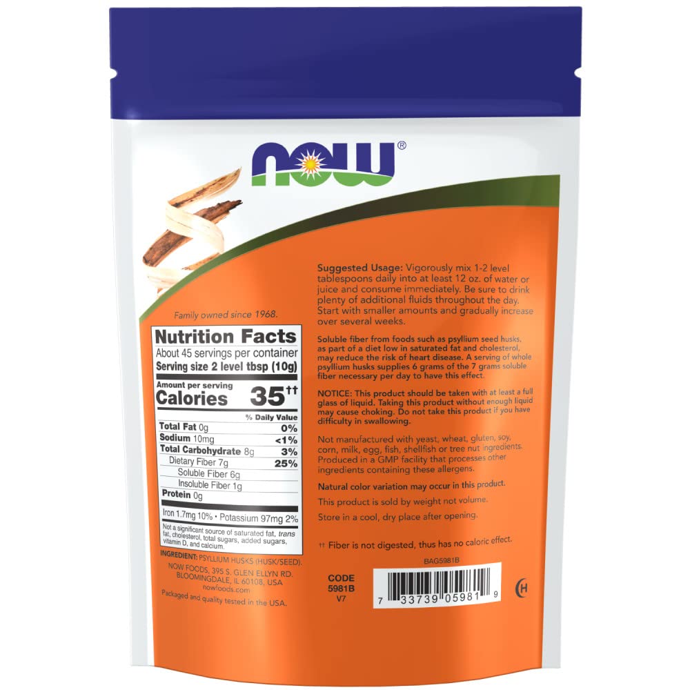 Psyllium Husks Whole 16 Oz Pack of 2 V81564