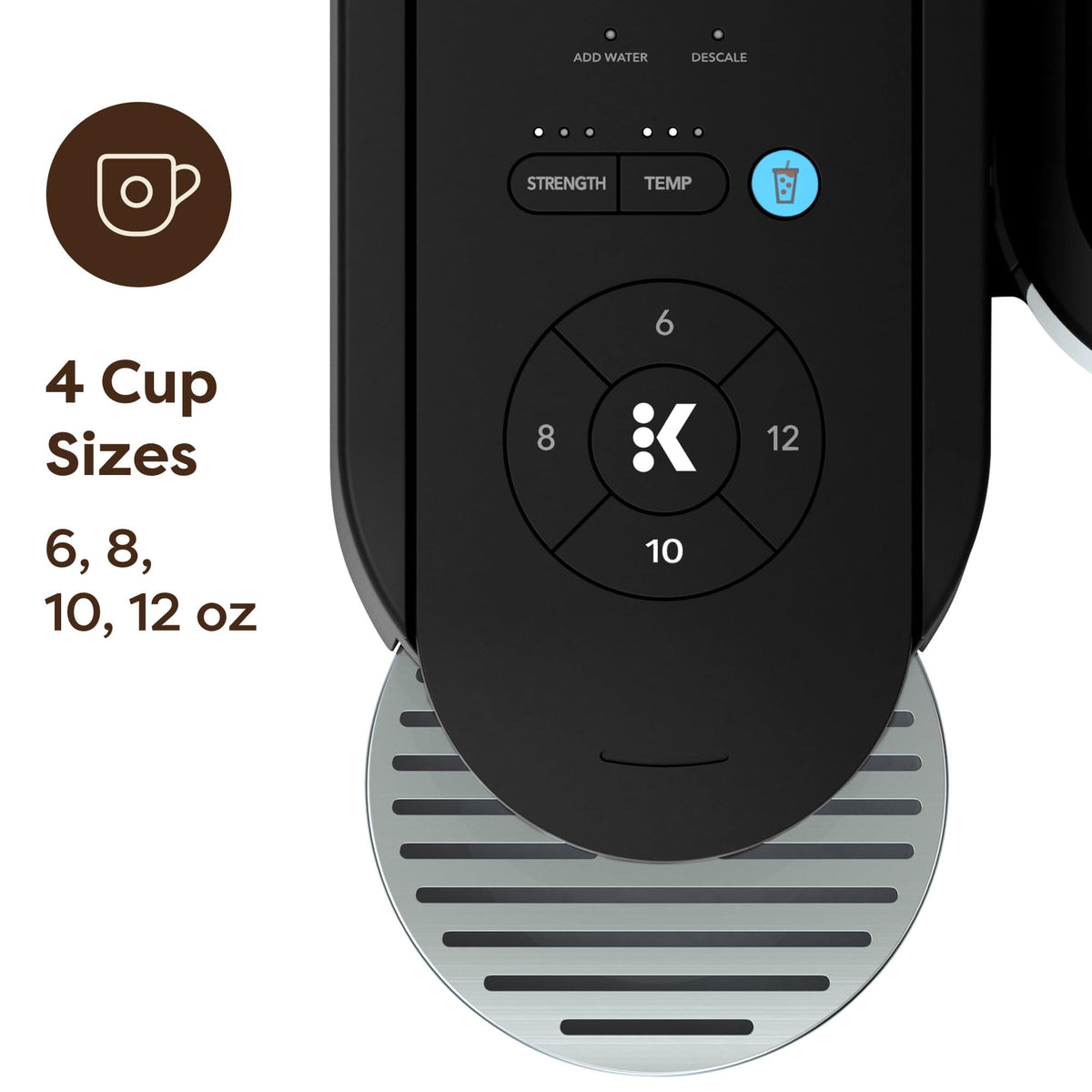 Black Single Serve K-Cup Pod Coffee Maker N847489