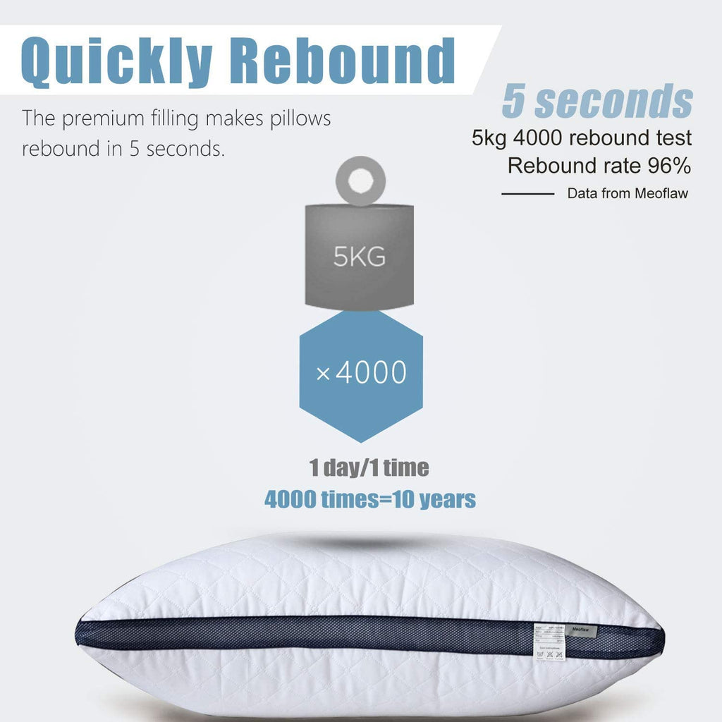 Queen Size Bed Pillows Set of 2 M458