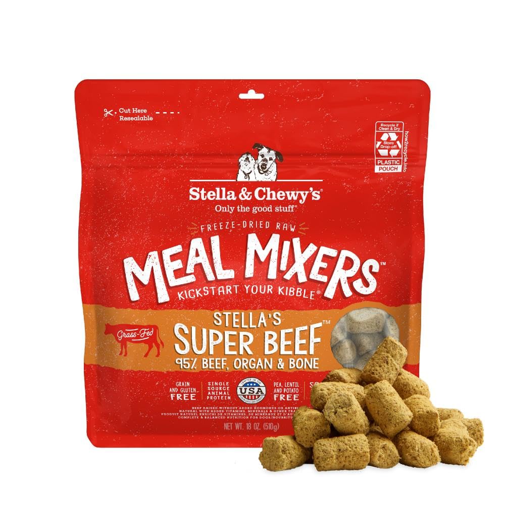 Freeze-Dried Raw Beef Dog Food Topper 8 oz C38772