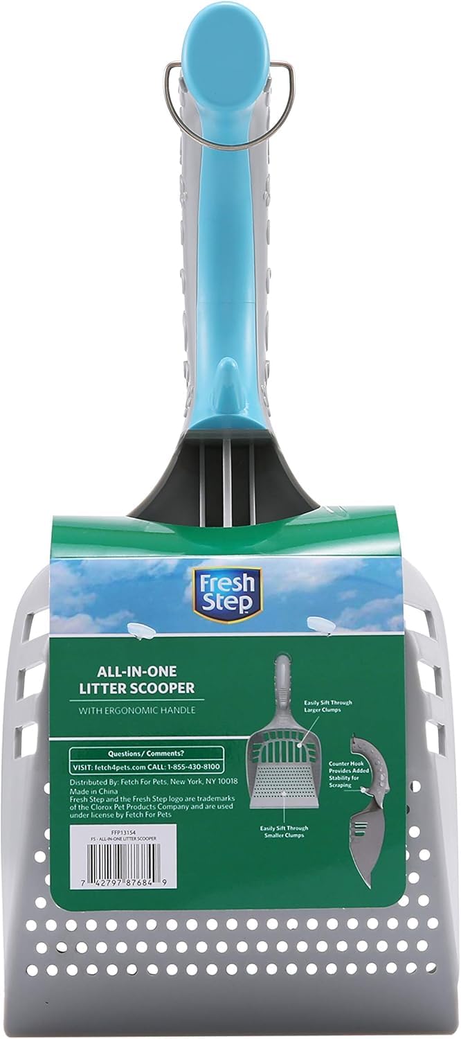Cat Litter Scoop with Ergonomic Handle, 2-Pack E50770