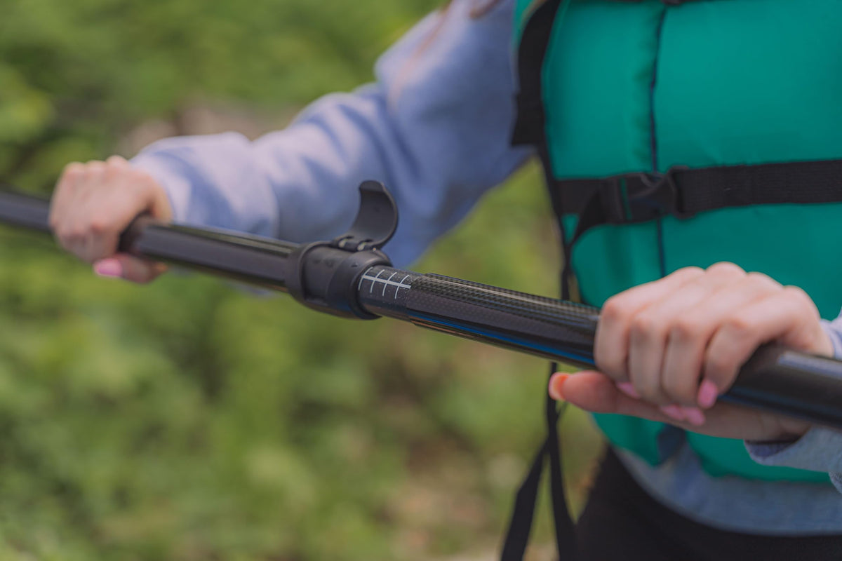 Adjustable Fiberglass Kayak Paddle with Nylon Blades T3088