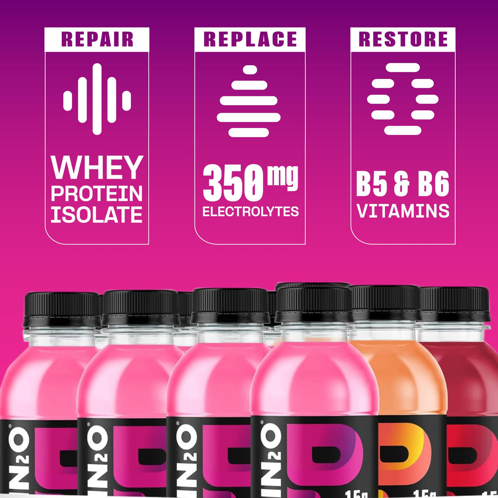 Clear Whey Protein Isolate and Electrolyte Drink 15g Protein 16.9 Fl Oz 12 Count S1408
