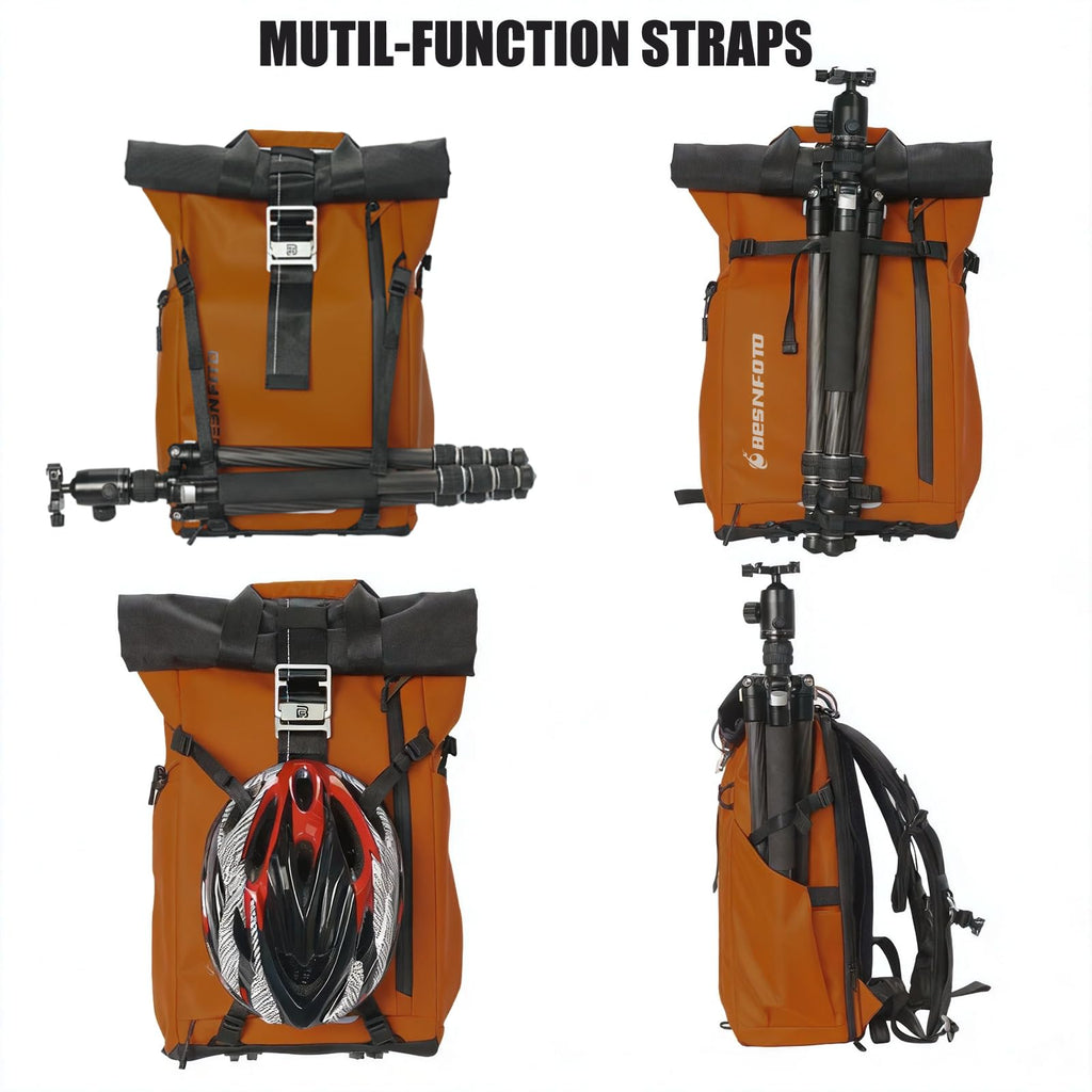 Waterproof Expandable Camera Backpack with Rain Cover V408