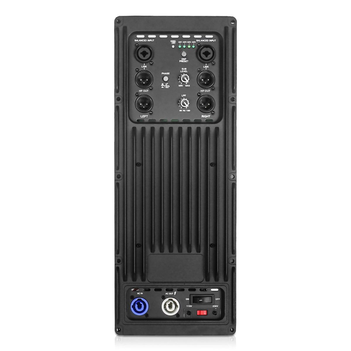 18” 1600W Powered Line Array Subwoofer with DSP, White Z886
