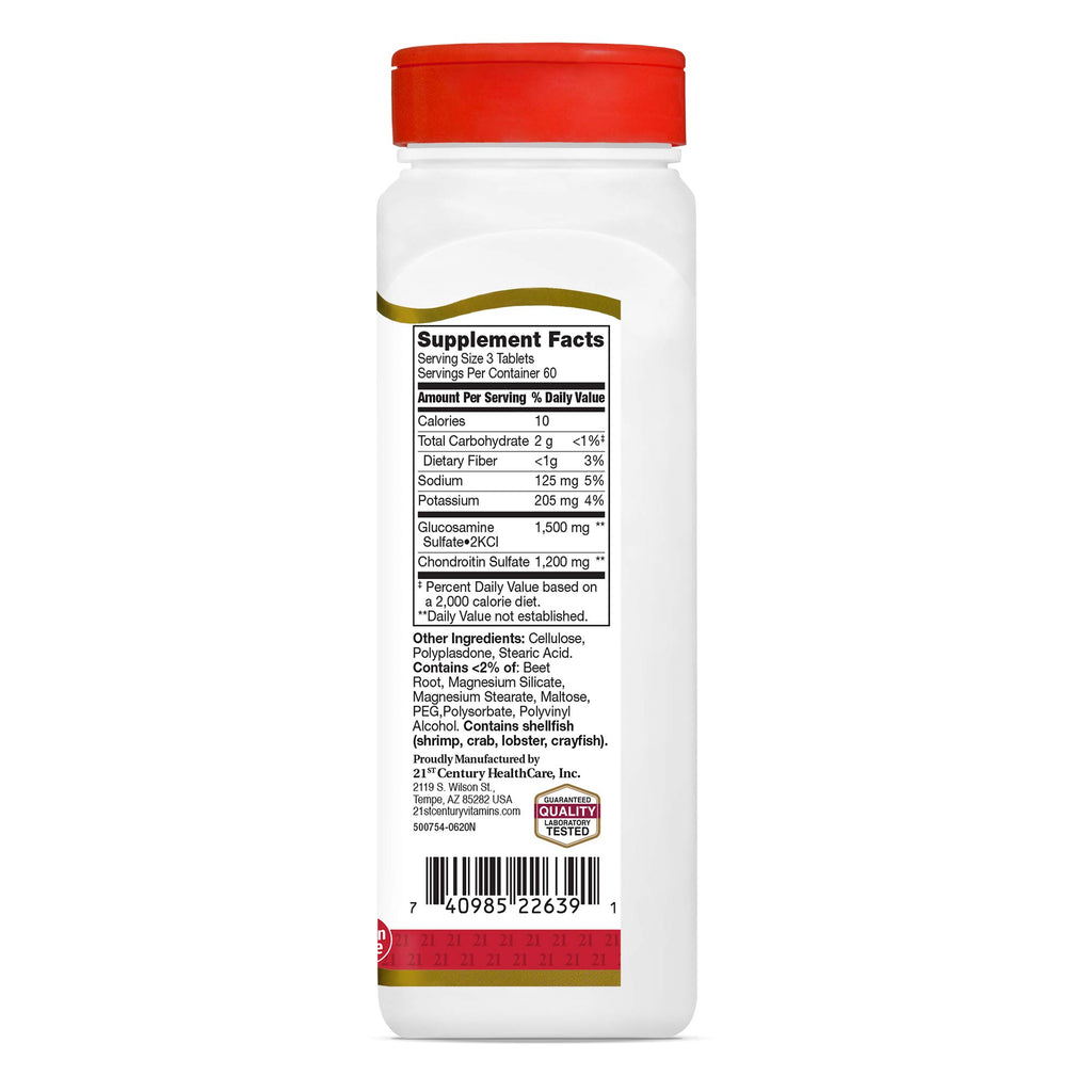 Glucosamine Chondroitin 500/400mg 180ct J432283