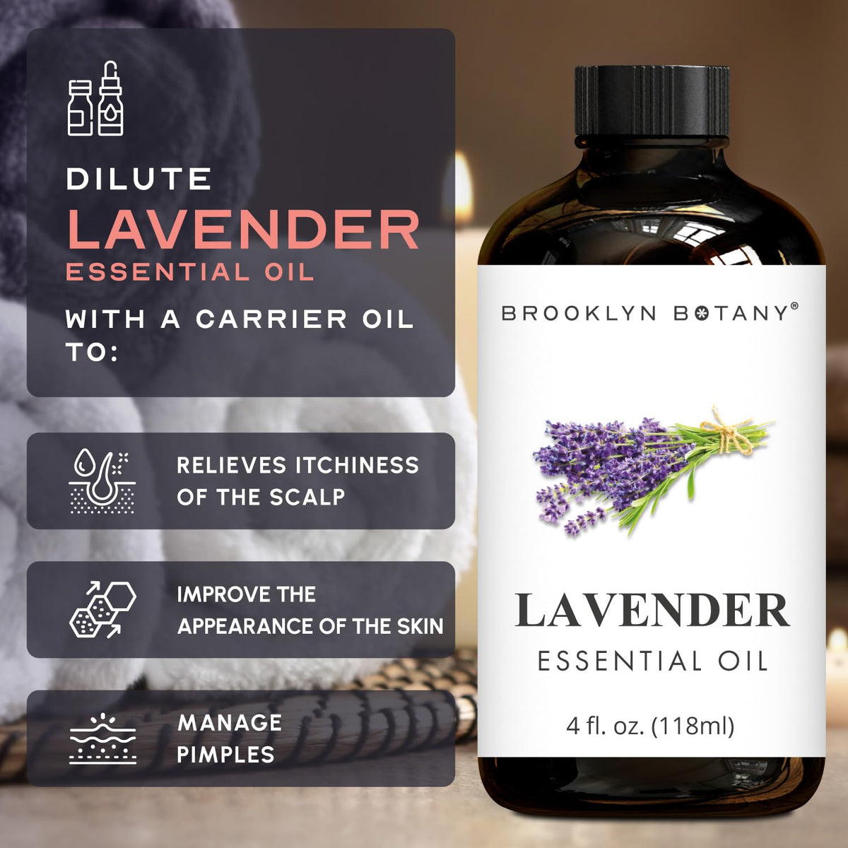 Lemon Eucalyptus & Lavender Essential Oils 4 Fl Oz Pack of 2 X185191
