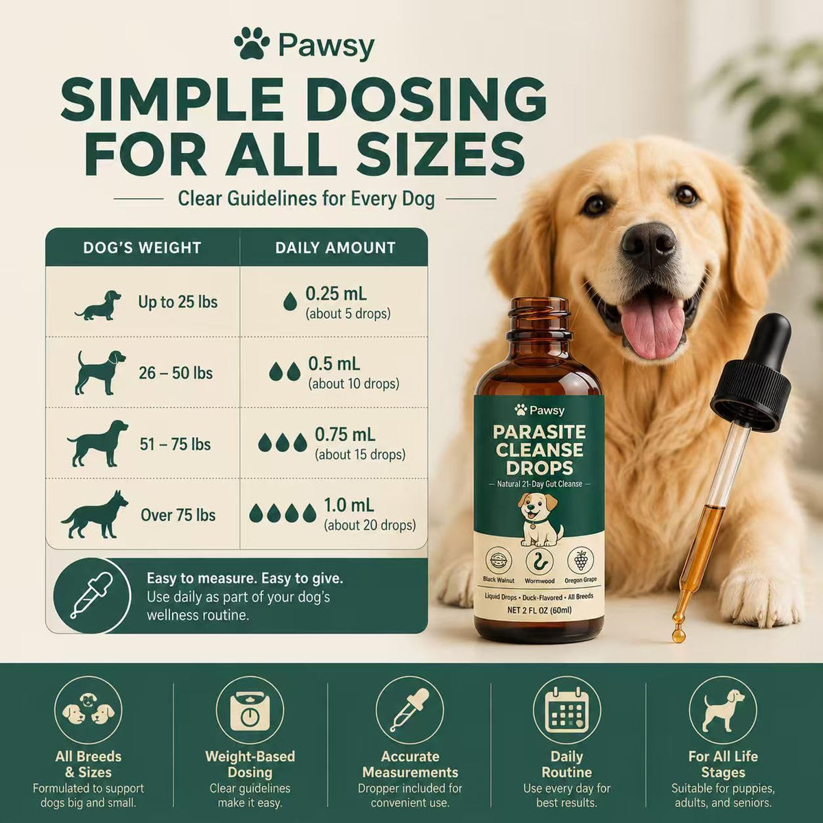 Herbal Digestive Support Liquid for Dogs 2 Fl Oz D77679