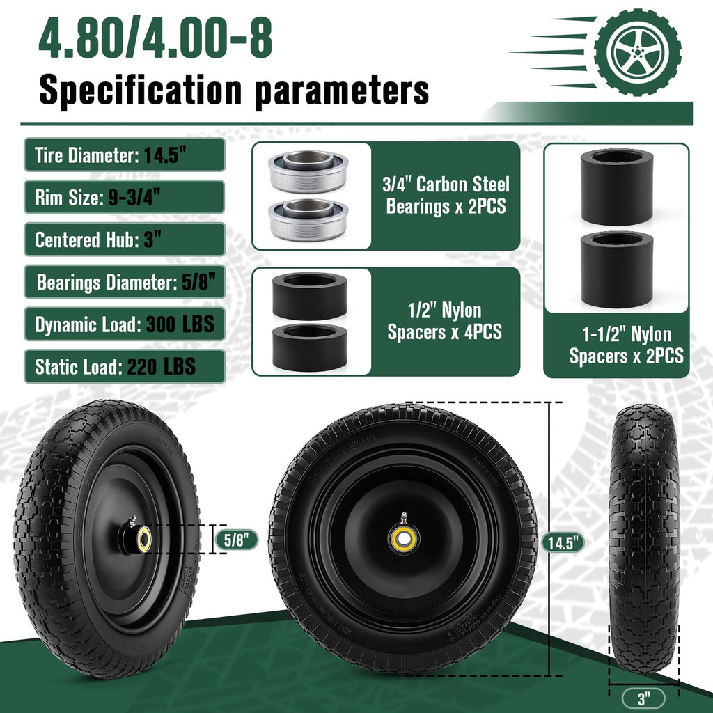 4.80/4.00-8 Wheelbarrow Tire N4823