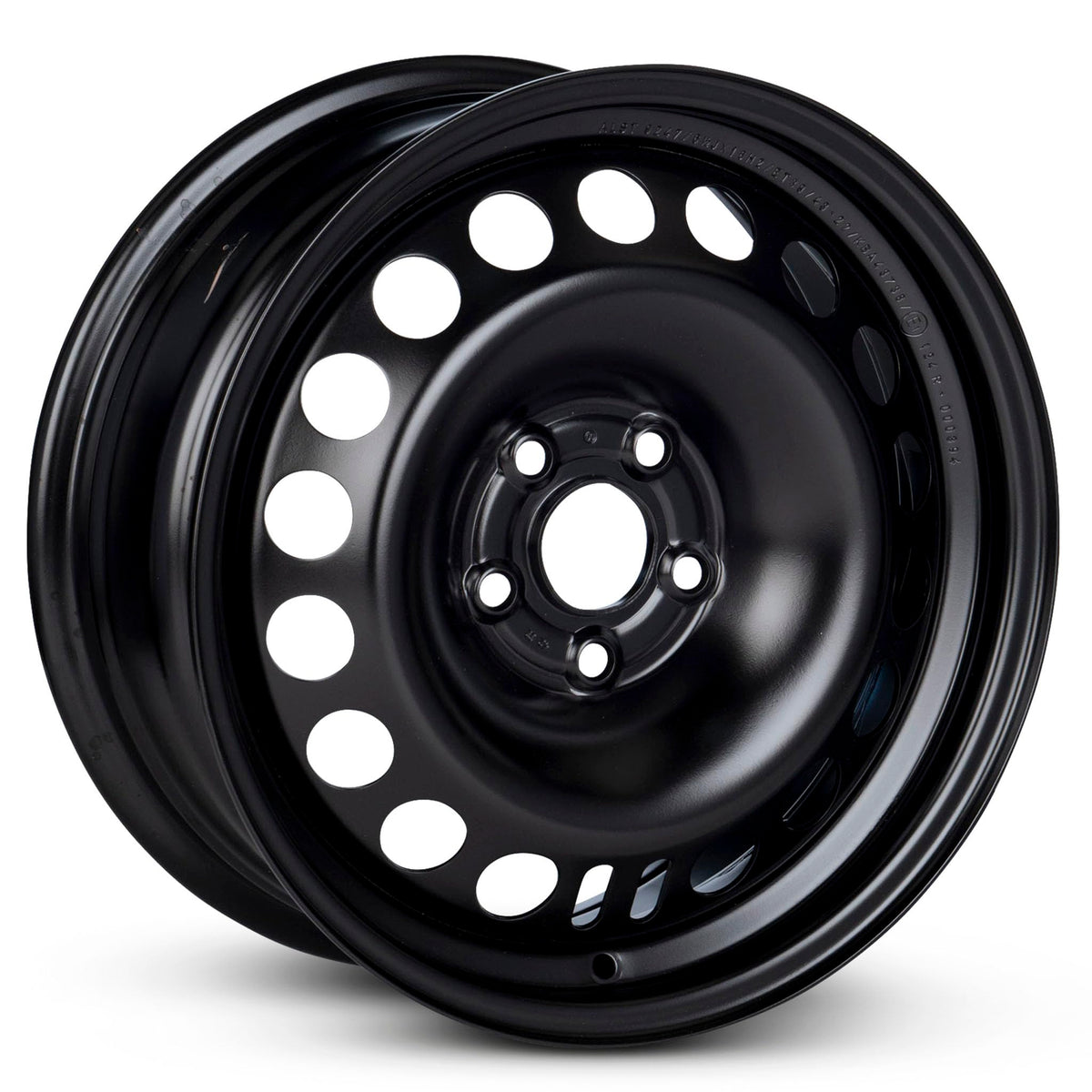 16 Inch Black Painted Steel Rim X80927