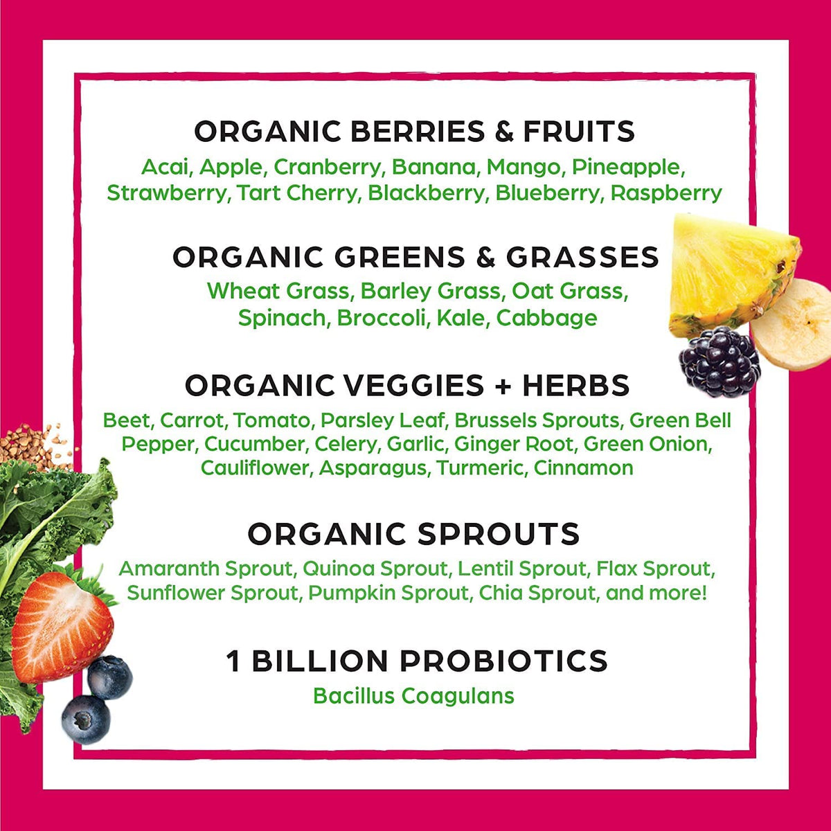 Organic Protein and Greens Powder N292