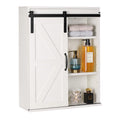 Wall Cabinet with Sliding Barn Door Z837254