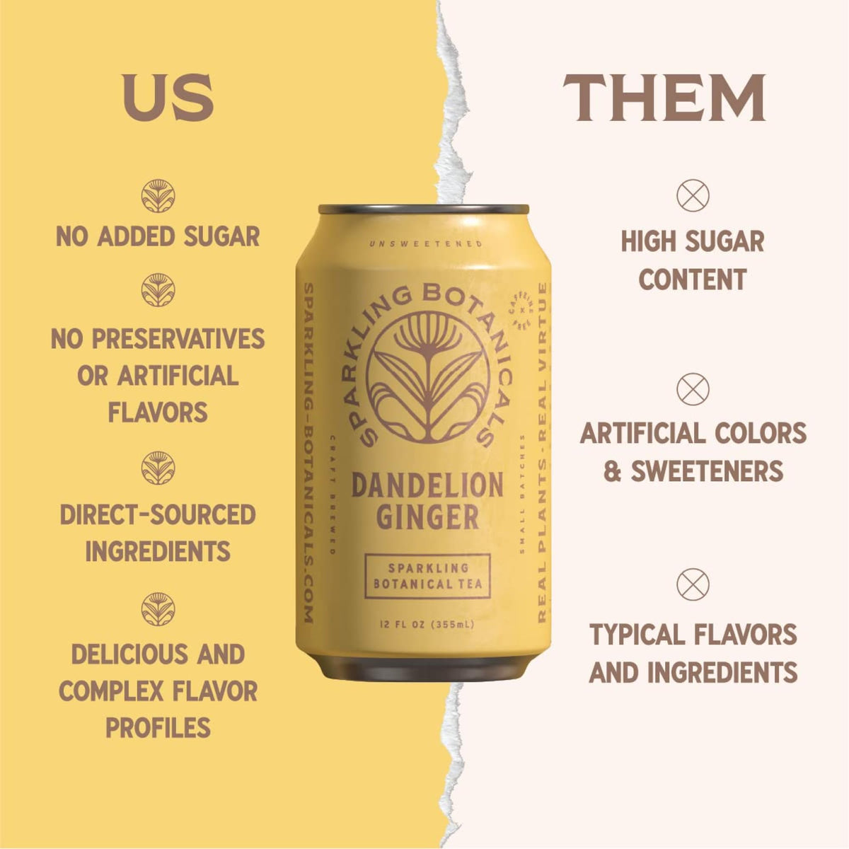 Organic Unsweetened Sparkling Water 12 oz Pack of 12 I5813