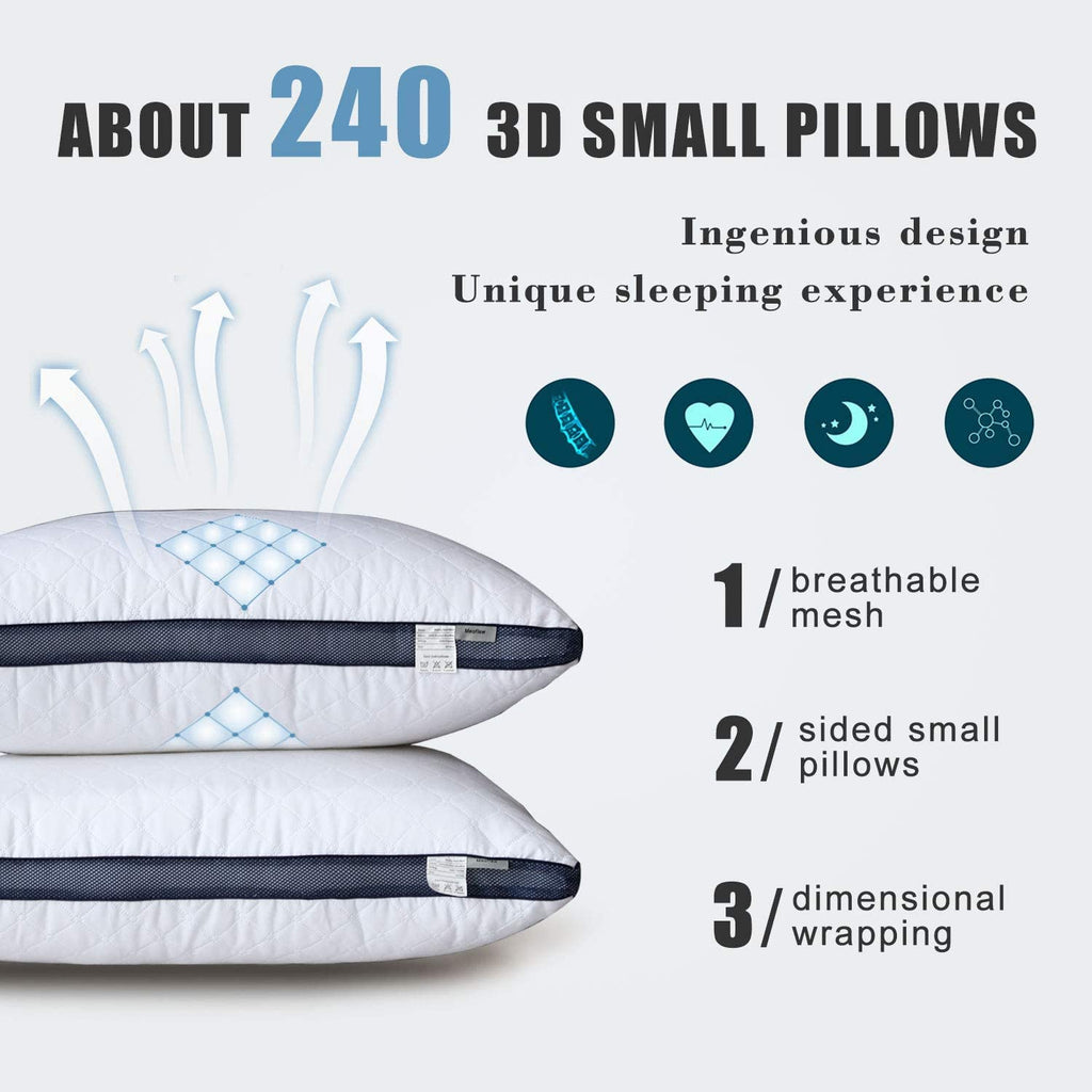 Queen Size Bed Pillows Set of 2 M458