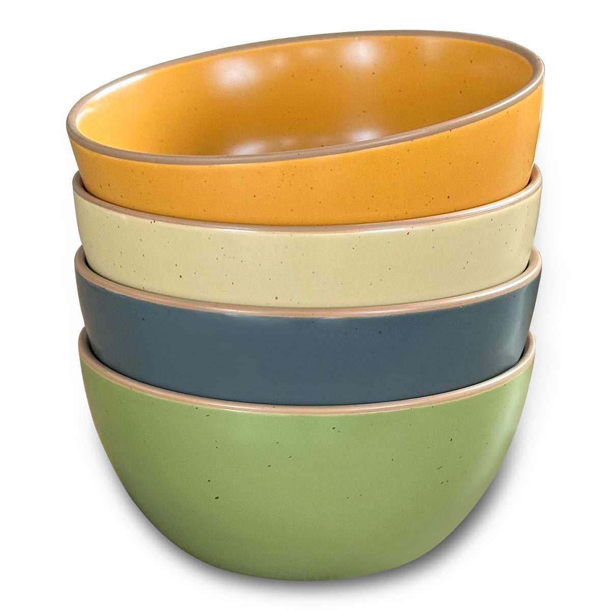 Ceramic Matte Bowls Set of 4 28oz P45604