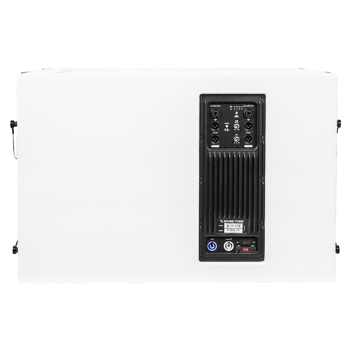 18” 1600W Powered Line Array Subwoofer with DSP, White Z886
