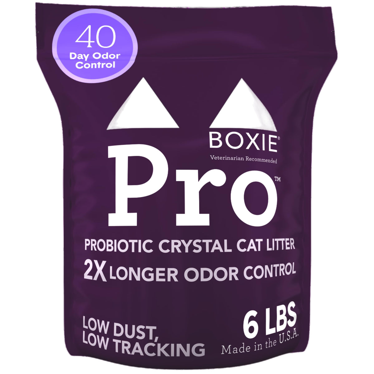 Probiotic Cat Litter, Non-Clumping, Crystal, 6lb U2107