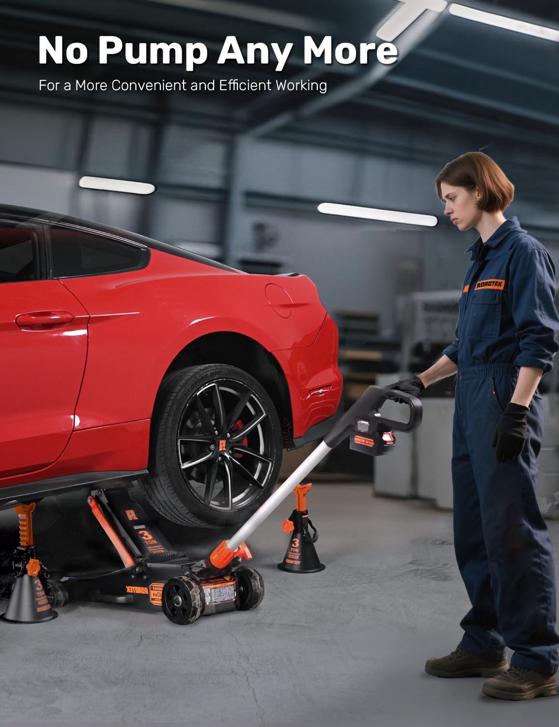 3 Ton Low Profile Electric Floor Jack Q45167