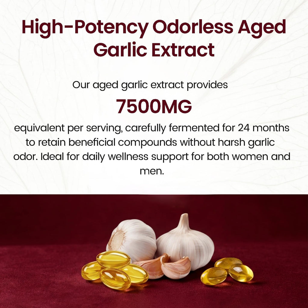 Aged Garlic Extract Capsules 300 Count X438