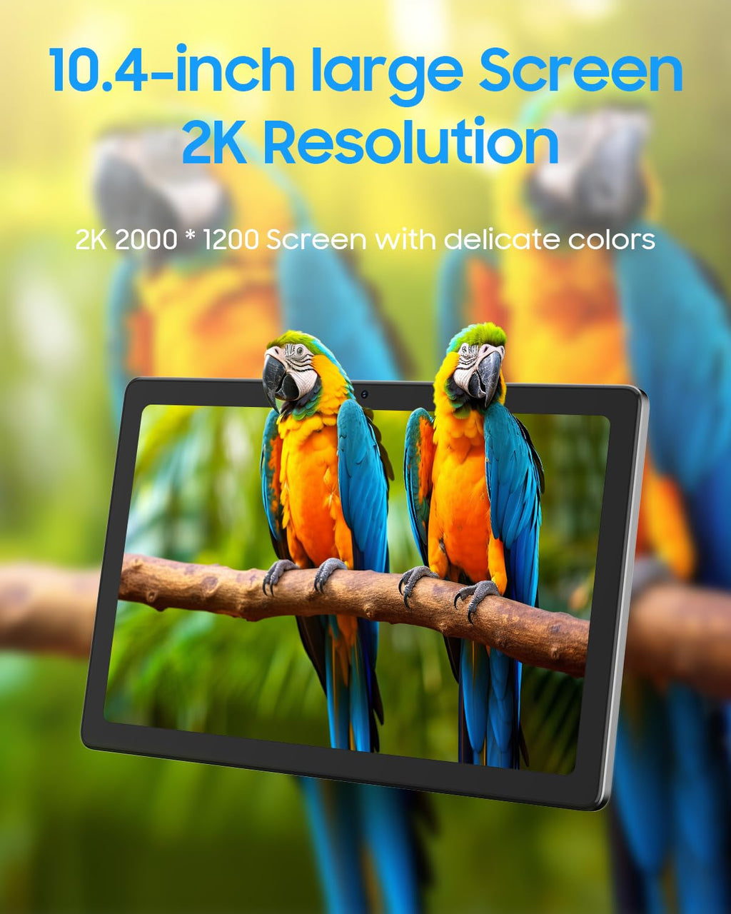 Android 13.0 10.4 Inch 16GB RAM 128GB ROM 2 in 1 Black Tablet L3102
